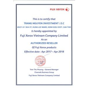 Các giấy chứng nhận của Trang Nguyễn