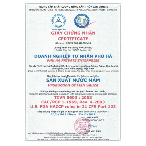 Các giấy chứng nhận