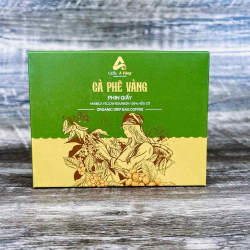 Hộp Cà Phê Vàng Đặc Sản Phin Giấy 4.0 Cao Cấp Nhật Bản Loại 7 Gói