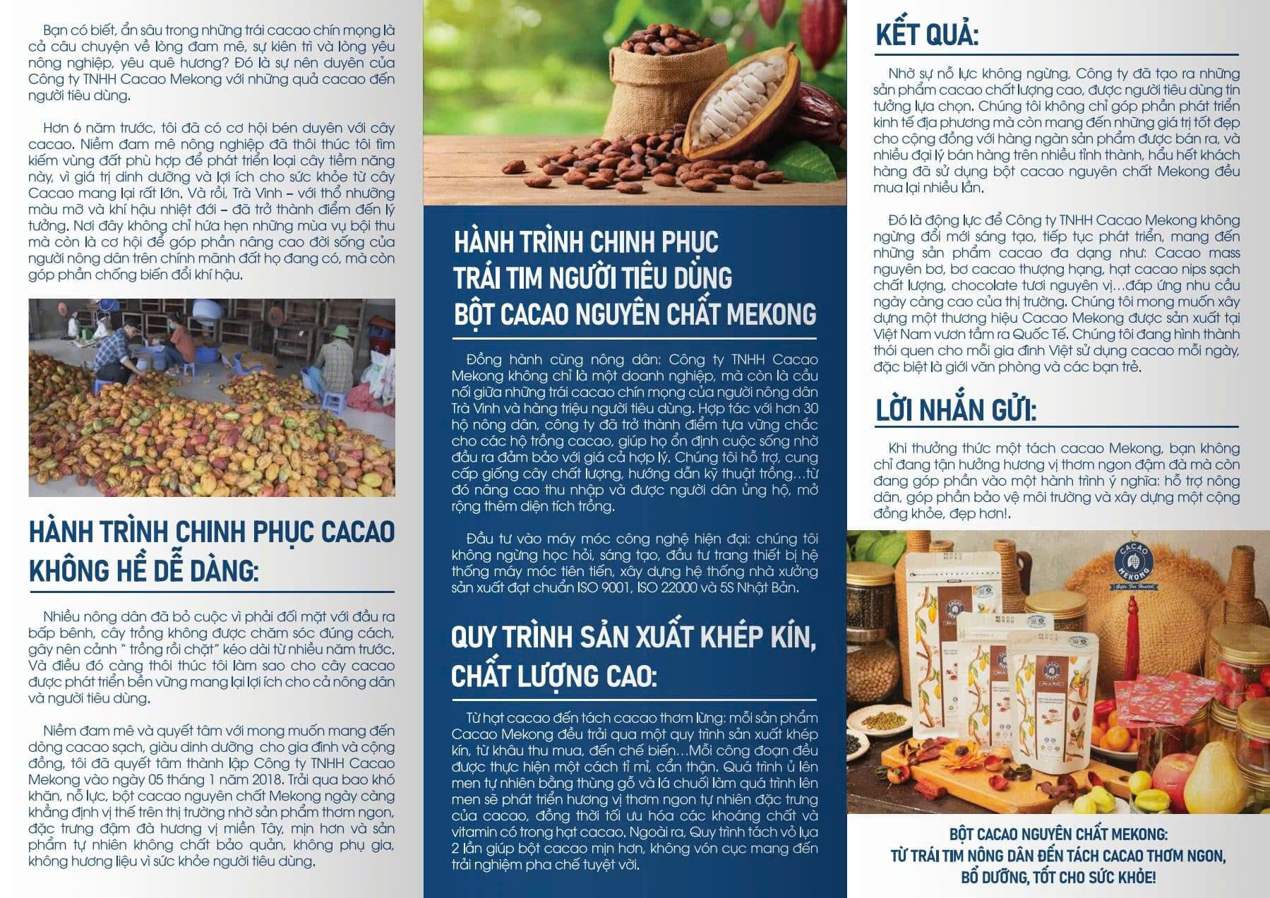 Cacao Mekong - Hành trình chinh phục trái tim người tiêu dùng
