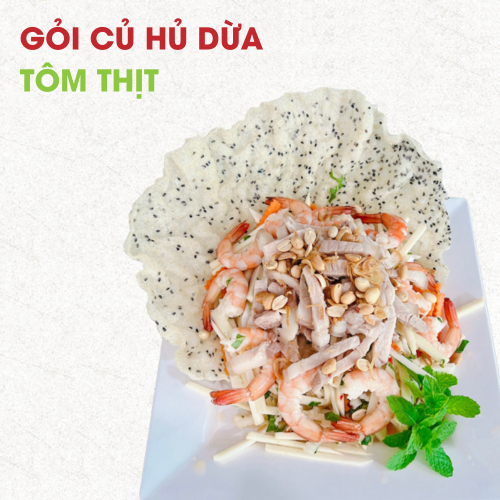 Gỏi Củ Hủ Dừa Tôm Thịt