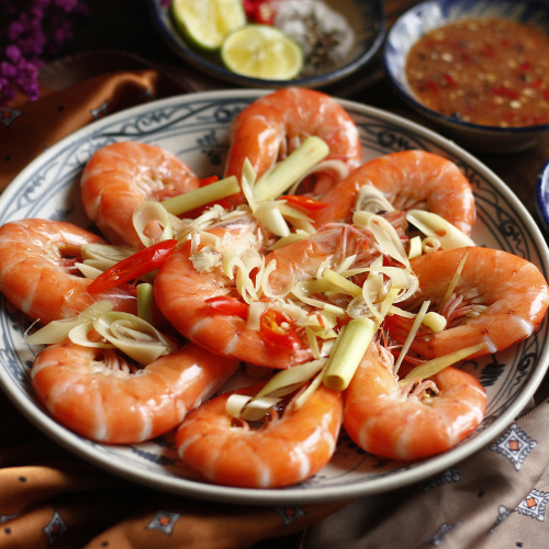 Tôm Hấp Bia