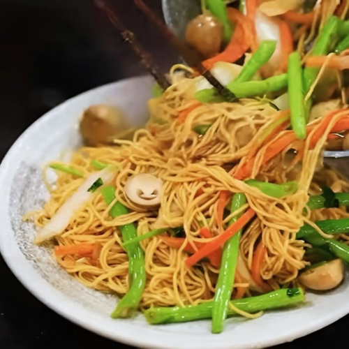 Mỳ Xào Giòn Chay