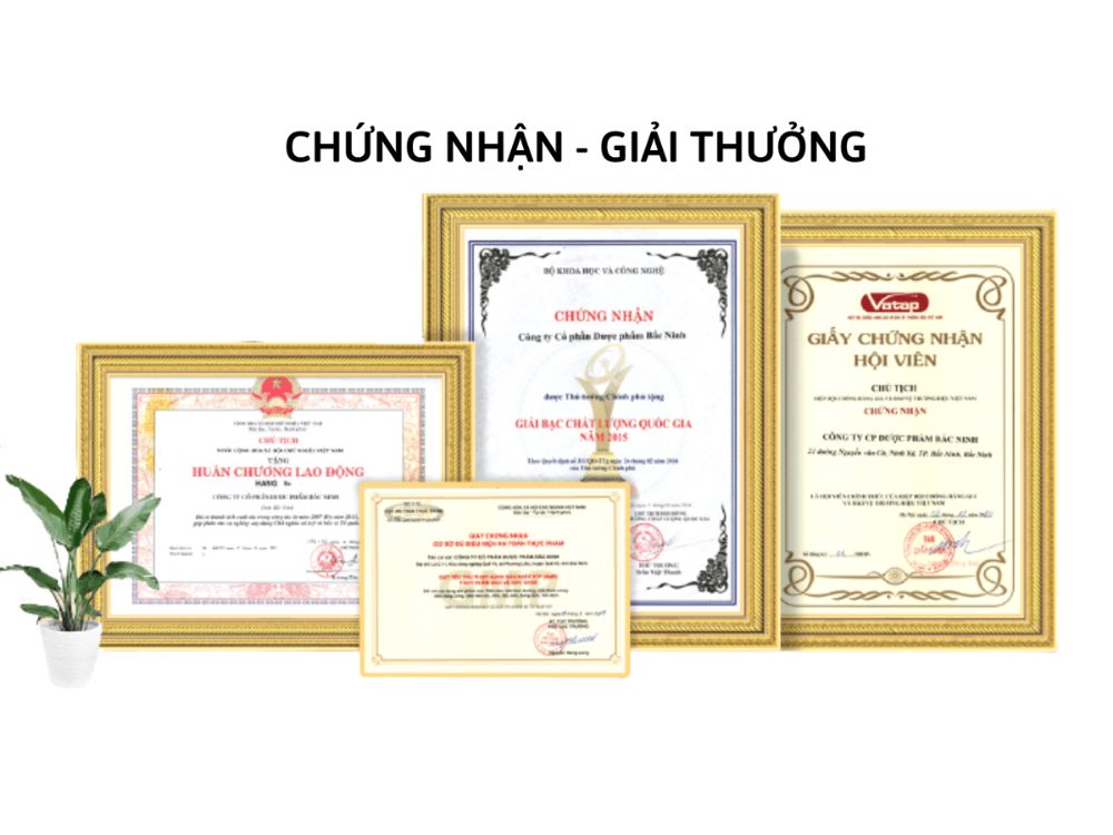 Chứng nhận - giải thưởng