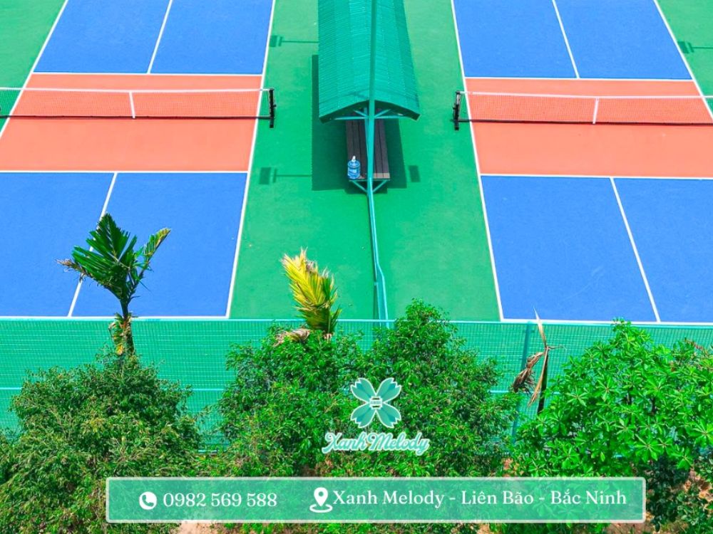 Trải nghiệm pickleball tại Xanh Melody