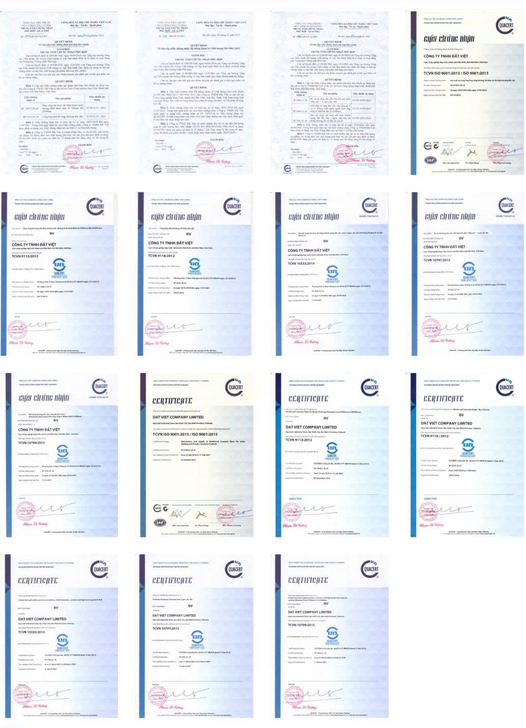 Chứng nhận chất lượng sản phẩm