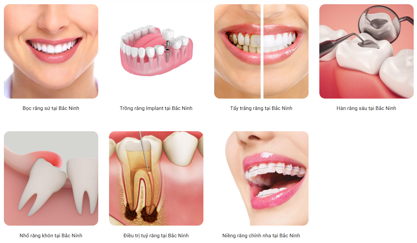 Dịch vụ từ Nha khoa Gia đình Bắc Ninh