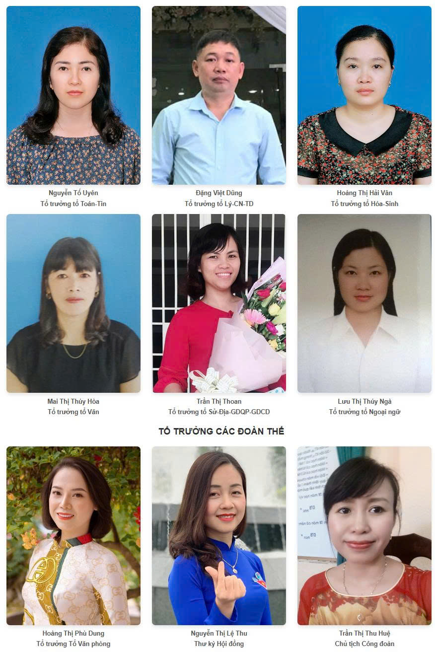 Tổ trưởng chuyên môn