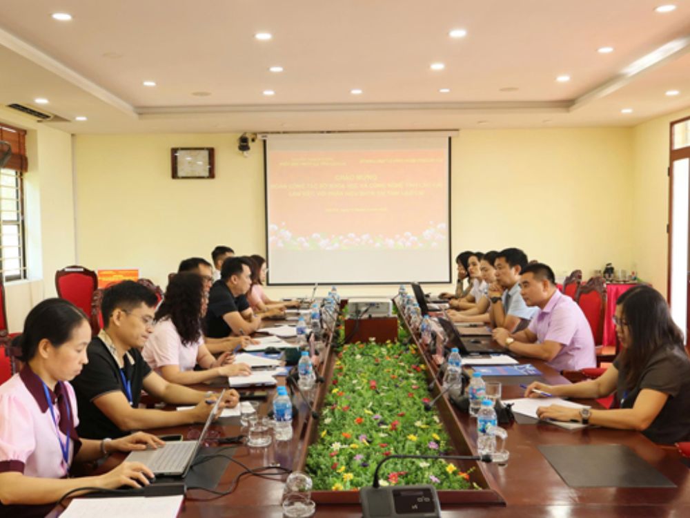 Đón tiếp và làm việc với Sở Khoa học và Công nghệ tỉnh Lào Cai