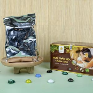 Muối Thảo Mộc Chườm Lưng Aceso - Hộp 1kg