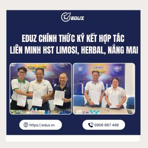 EDUZ Chính Thức Ký Kết Hợp Tác Liên Minh Hệ Sinh Thái Cùng LIMOSI, Gold Herbal Và Nắng Mai