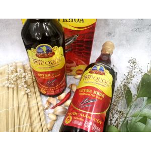 Nước Mắm Truyền Thống Cốt Nhĩ Huỳnh Khoa 43 đạm - Chai 500 ml - Hộp 2 chai