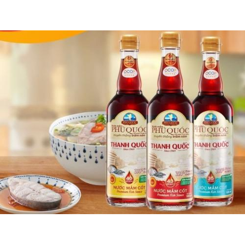 Nước Mắm Chỉ Dẫn Địa Lý Phú Quốc - Thanh Quốc 35N, 500ml x 6 chai