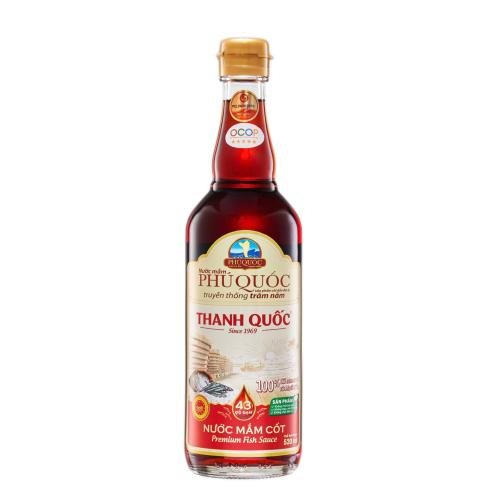 Nước Mắm Chỉ Dẫn Địa Lý Phú Quốc - Thanh Quốc 43N 520ml x 6 chai