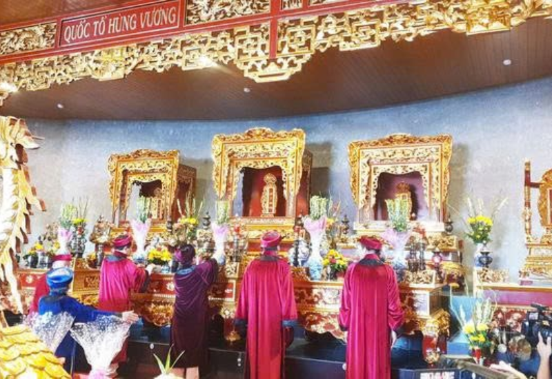 Lễ rước linh Đền Hùng Cần Thơ