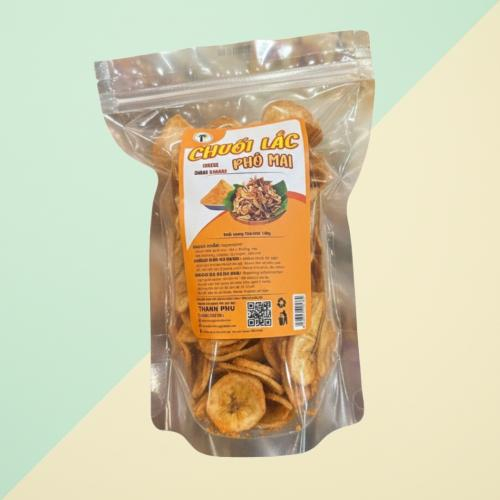 Chuối Lắc Phô Mai Thanh Phú 150g | Giòn Rụm, Vị Béo Mặn Nhẹ