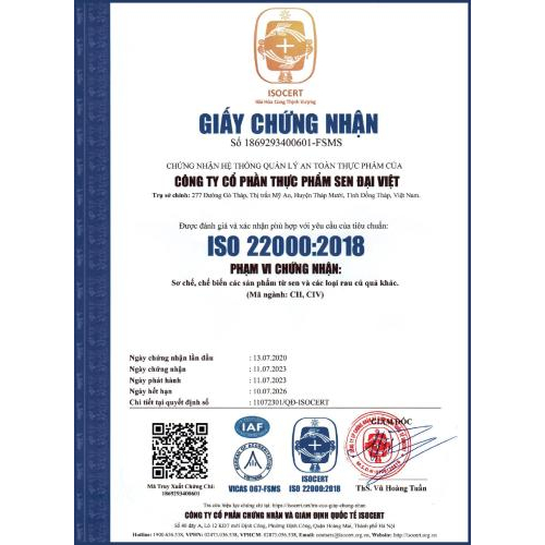 Giấy tờ chứng nhận