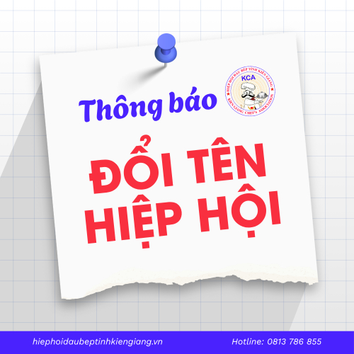 Thông Báo Về Việc Thay Đổi Tên Hiệp Hội