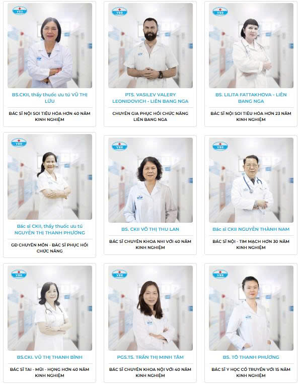 Đội ngũ bác sĩ