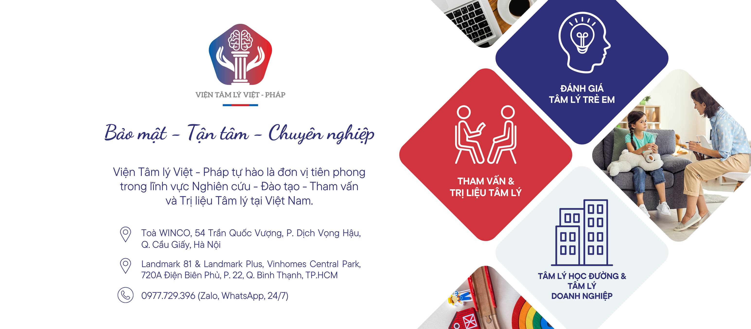 Đội ngũ chuyên gia Tâm Lý Việt Pháp