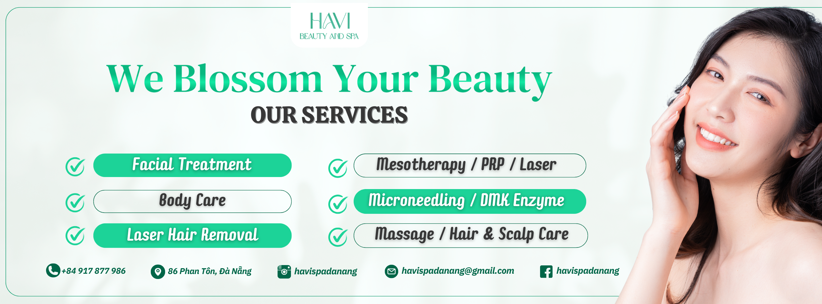 Havi Beauty And Spa Đà Nẵng - Diện mạo mới, khởi đầu mới