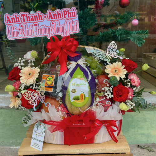 Giỏ Trái Cây Chúc Mừng Khai Trương