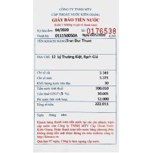 Cty TNHH MTV Cấp Thoát Nước An Giang