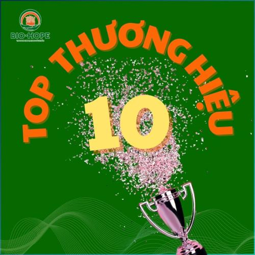 Bio Hope Vinh Dự Nhận Được Giải Thưởng - Top 10 Thương Hiệu Vàng Chất Lượng Quốc Tế 2022