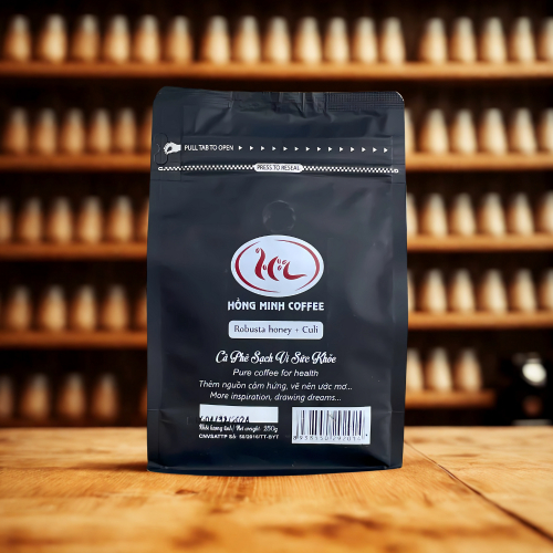 Hồng Minh Coffee – Robusta Honey + Arabica + Culi