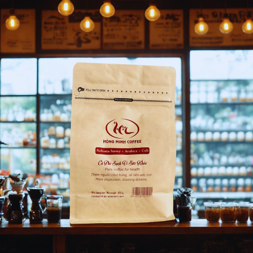 Hồng Minh Coffee – Robusta Honey + Culi