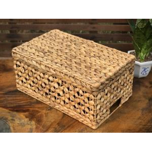 Khay Lục Bình Mẫu Bông Có Quai Cầm - Size L [44x30x20cm]