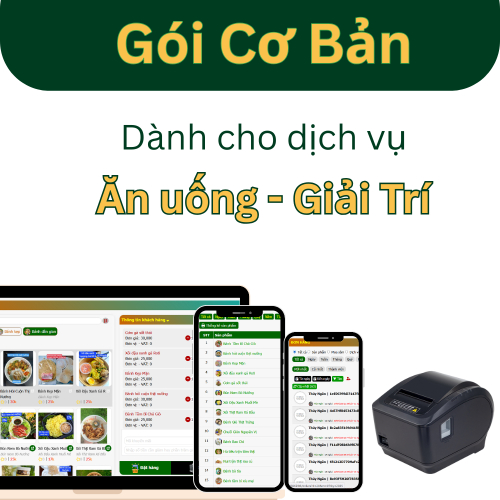 Gói Cơ Bản Dành Cho Ngành Dịch Vụ Ăn Uống - Giải Trí