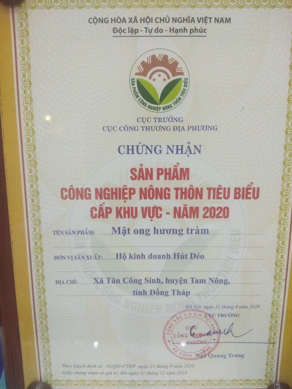 Chứng Nhận Sản Phẩm