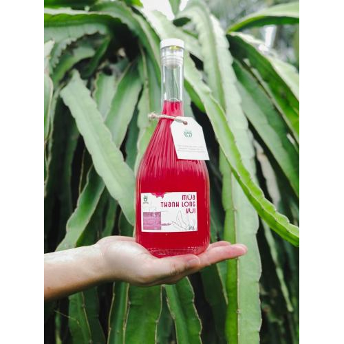 Nước Ép Thanh Long Lên Men (Đỏ, Trắng - Chai Bầu 500ml)