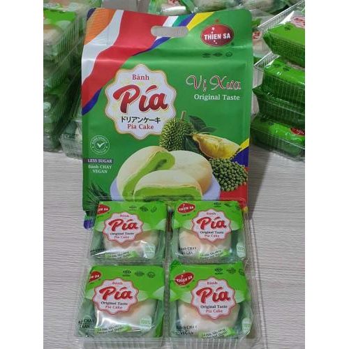 Bánh Pía Đậu Xanh Sầu Riêng