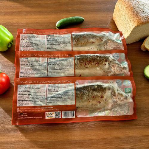 Cá Thát Lát Rút Xương Tẩm Vị Sả Ớt Kỳ Như, Túi 350g. Đặc sản Hậu Giang