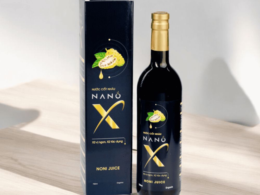 3. Chai 750ml – Nước Cốt Nhàu NANO X (Có đường)