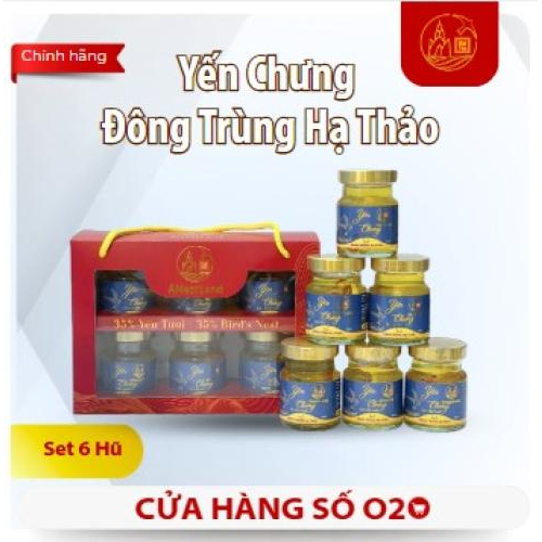 Set Yến Chưng Đông Trùng Hạ Thảo 6 Hũ