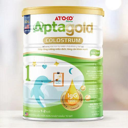 Sữa Bột Aptagold Colostrum 1+ Lon 900gr (1-2 Tháng)